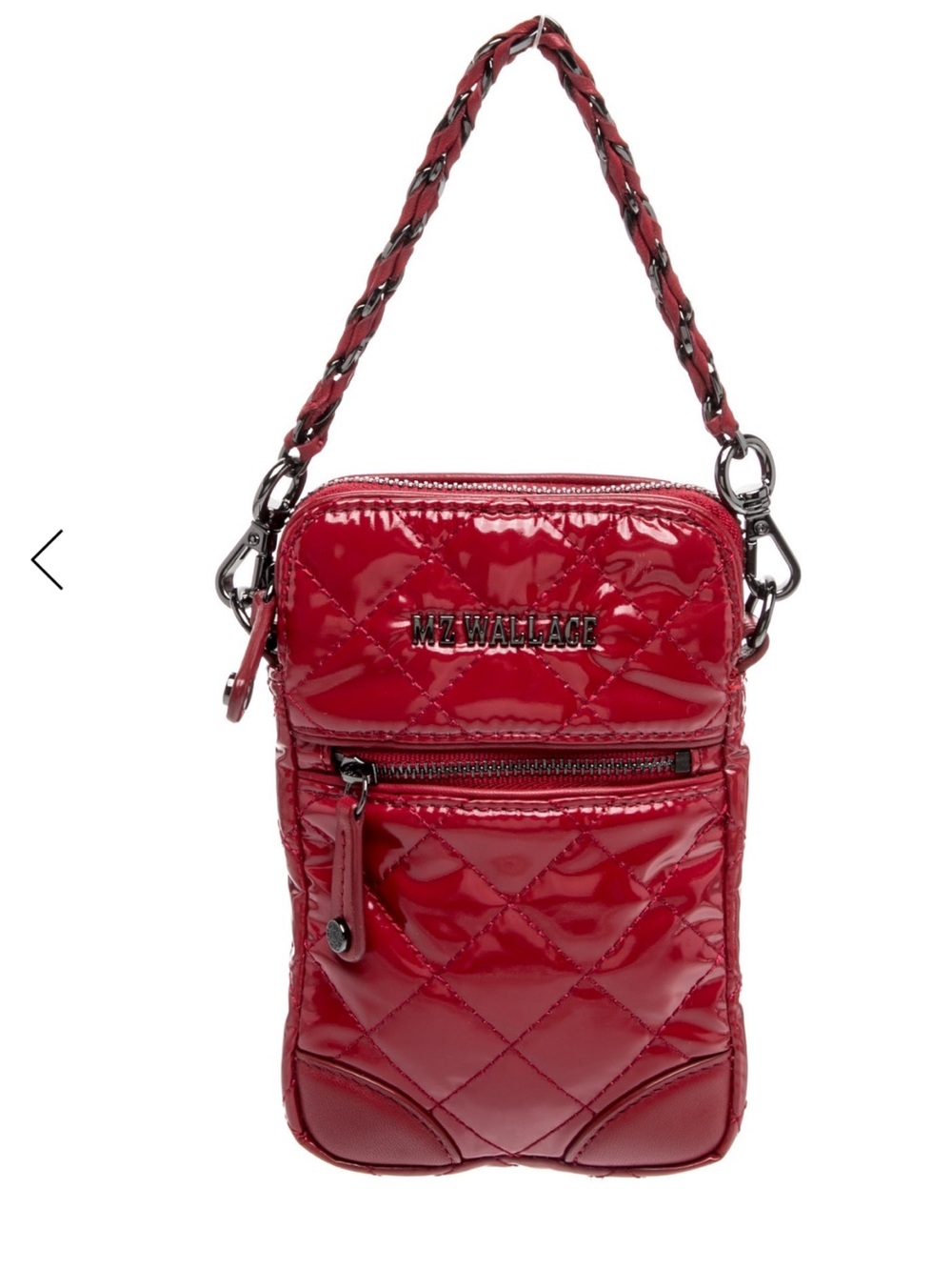 Mz Wallace Micro Crosby Rouge Lacquer NWT